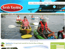 Tablet Screenshot of keralakayaking.com